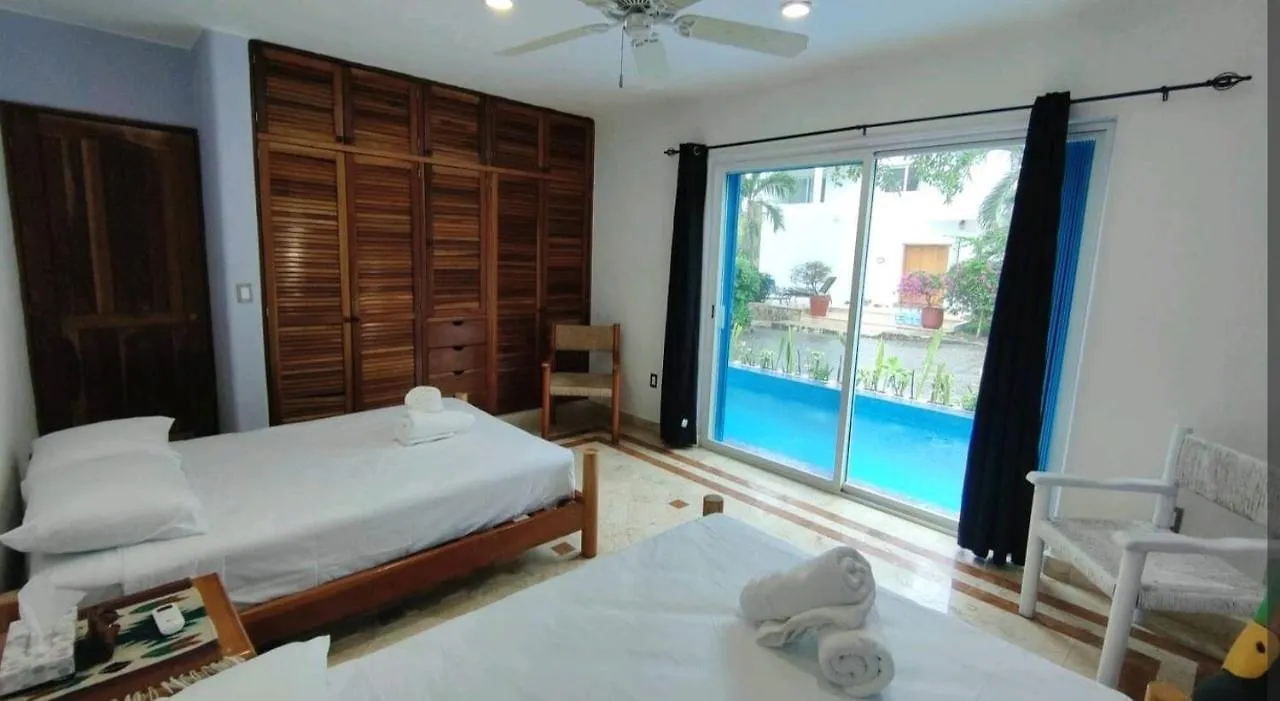 Séjour chez l'habitant Appartement Casa Luna Maya à Playa del Carmen Mexique